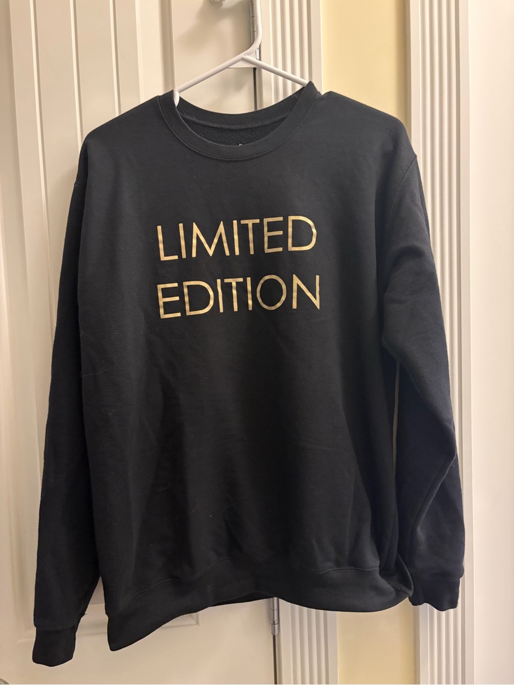 Limited Edition Black Crewneck Sweater